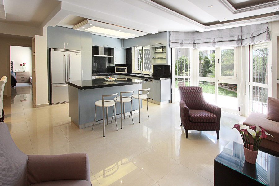 View of Kitchen from Living Area