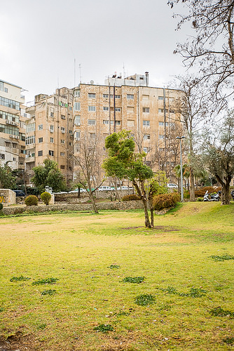 Park outside building Park outside building