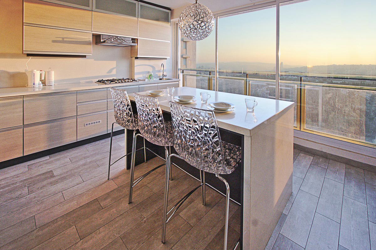 Kitchen with Beautiful View