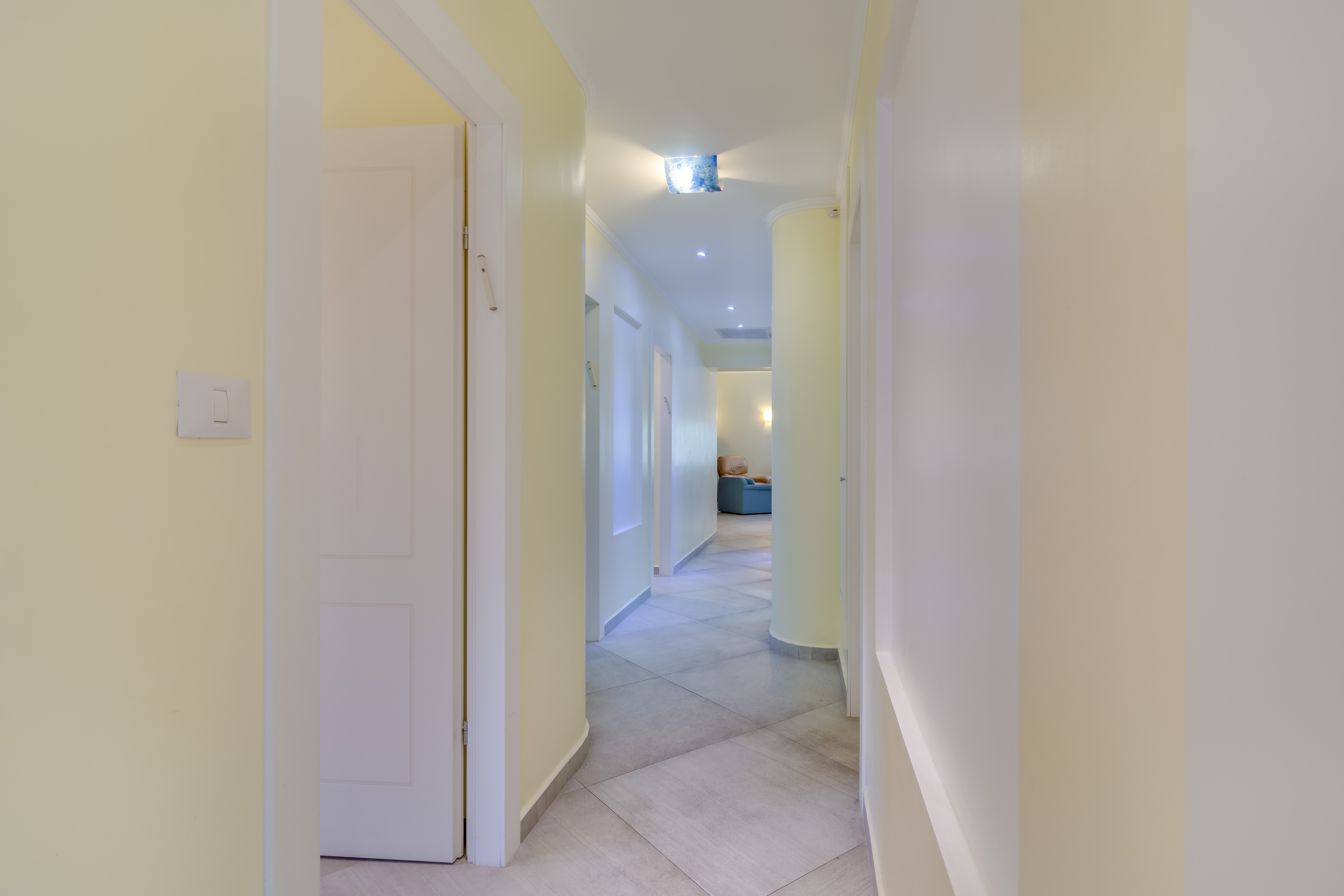 View from outside bedrooms